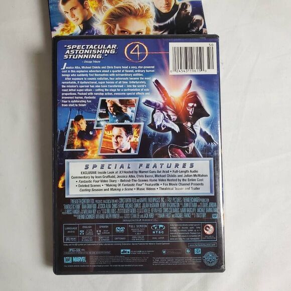 Fantastic Four (Fullscreen Edition) – Jessica Alba, Chris Evans – Superhero Acti - Picture 3 of 3